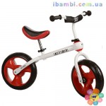 Беговел KIDS 12 д. M 3144 бело-красный